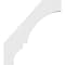 Ekena Millwork 3 1/2-in. W x 32-in. D x 36-in. H Balboa Architectural Grade PVC Knee Brace BRCP035X32X36BOA - alternate 6